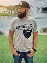 Load image into Gallery viewer, Beard Gents Logo Tee (Grey)