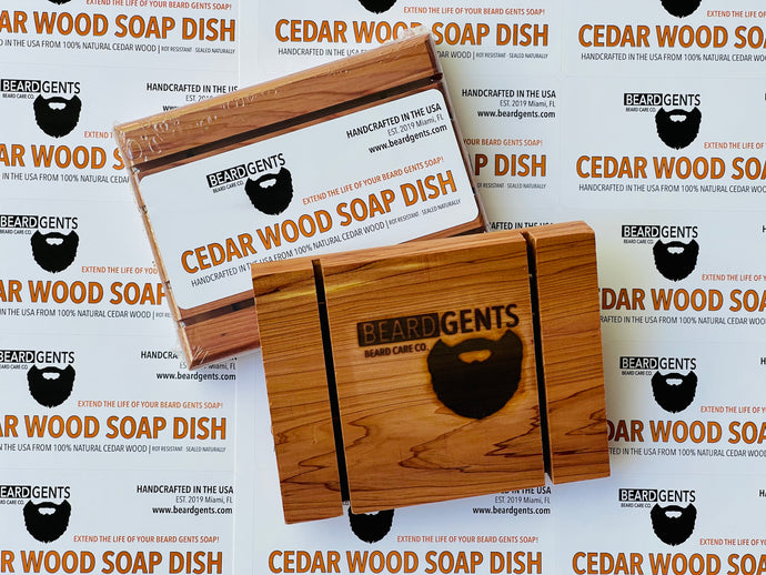Beard Gents Cedar Soap Dish