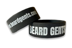 Beard Gents Silicone Wristband